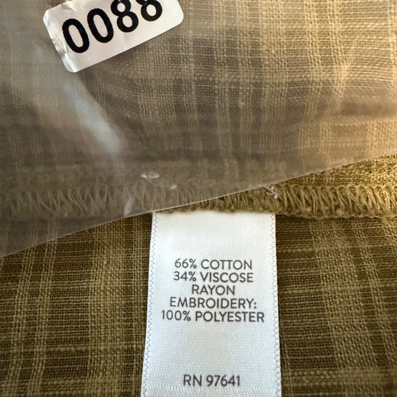 J Jill Pure Jill Plus Embroidered V- Neck Top Size 3X - Picture 8 of 8